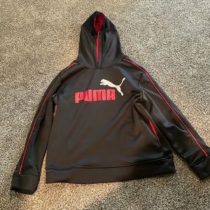 Boys Black Puma Sweatshirt (size 14/16)